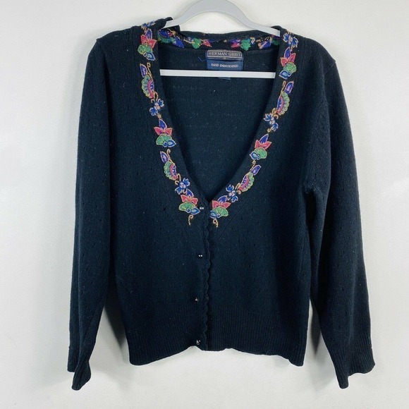 Vintage Herman Geist Lambswool Cardigan - Picture 1 of 5
